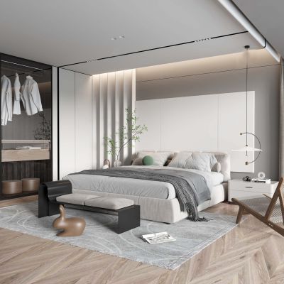 现代家居主卧室