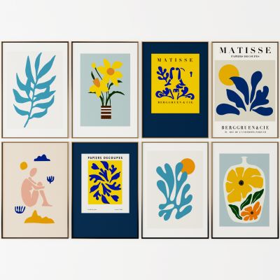 现代克莱因蓝装饰画