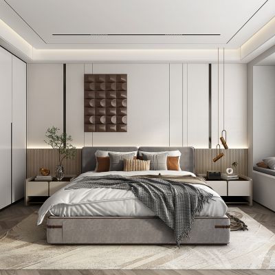 现代家居主卧室