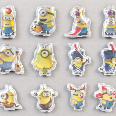 现代潮玩小黄人装饰气球美陈3D卡通