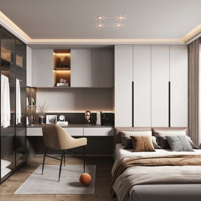 现代榻榻米卧室