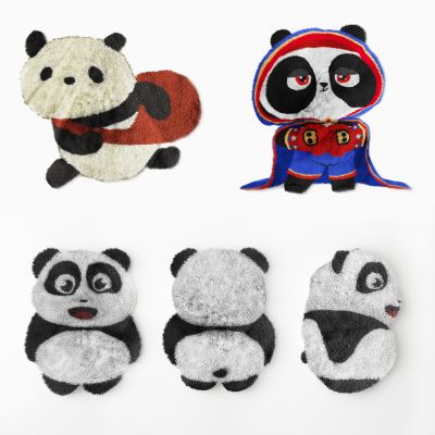 卡通造型毛绒地毯