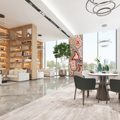 浅谈区 餐厅 现代浅谈区