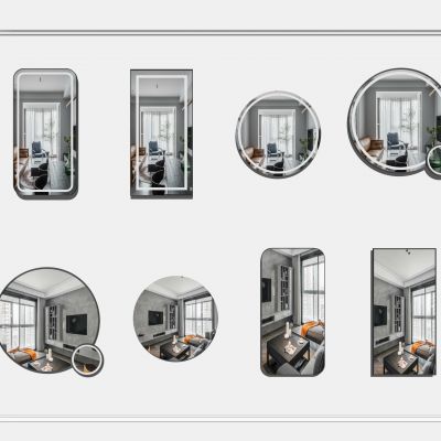 现代卫浴镜 穿衣镜 装饰镜 镜子 试衣镜