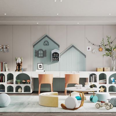 现代儿童玩具房