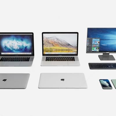 现代笔记本电脑 平板电脑 苹果手机
