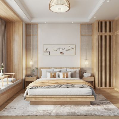 日式家居卧室