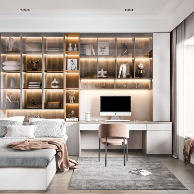 现代榻榻米卧室