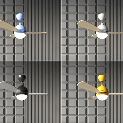 现代吊扇灯 吊灯 吊扇 电扇灯 卧室吊灯 餐厅 儿童房 简约
