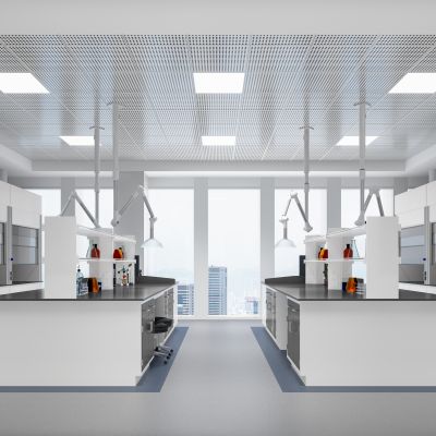 实验室 中央试验台 通风柜