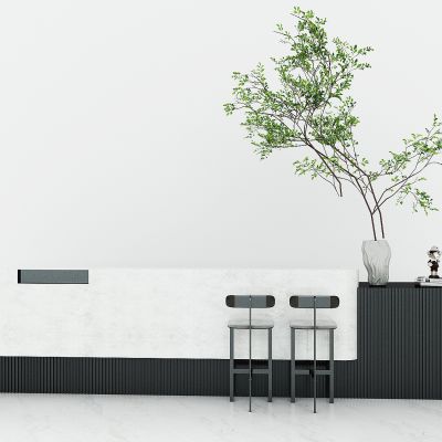 现代前台，接待台，服务台，吧台