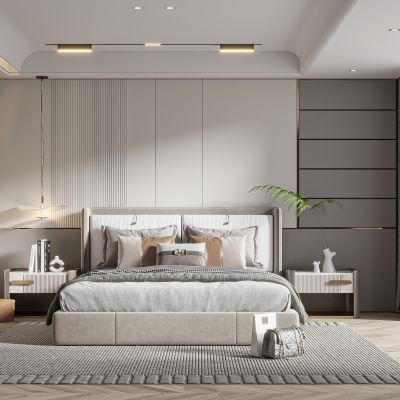 现代风格卧室