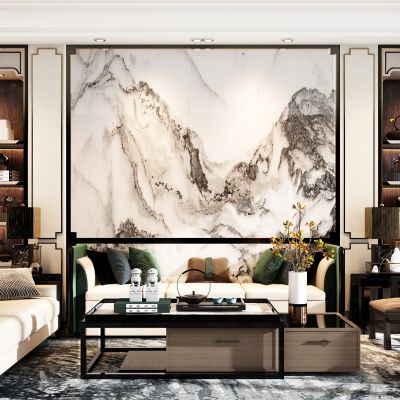 新中式简约客厅