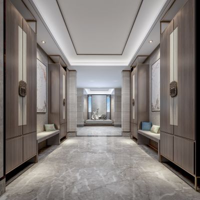 新中式玄关过道