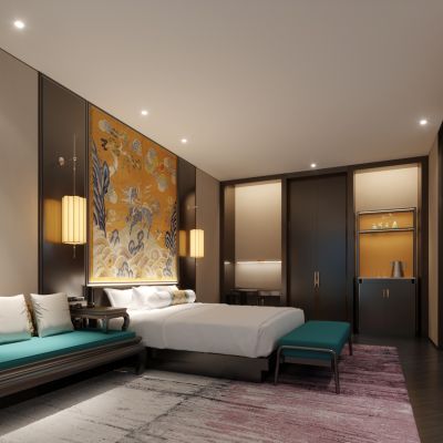 新中式酒店客房