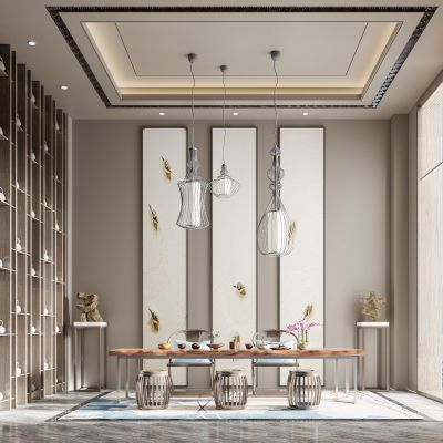 新中式家居茶室