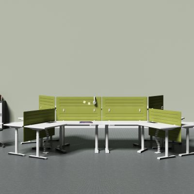 现代办公职员桌