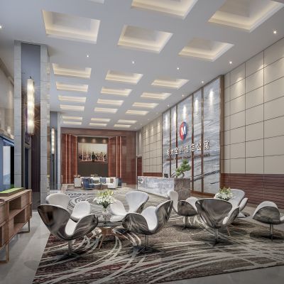 现代售楼处大厅