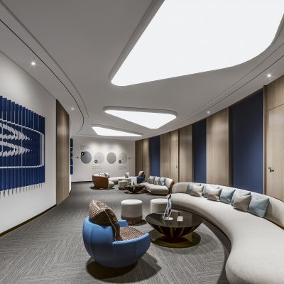 办公室接待休闲区