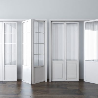 现代玻璃折叠门