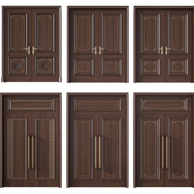 新中式双开门 入户大门