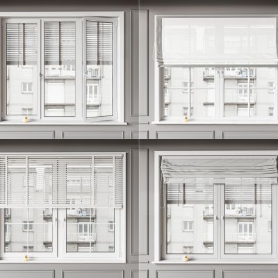 现代窗户组合