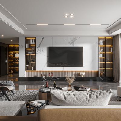 现代风格客厅