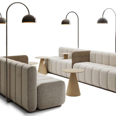 现代卡座沙发2014