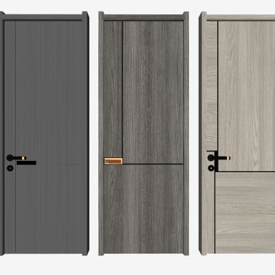 新中式单开门 房门 卧室门 木门
