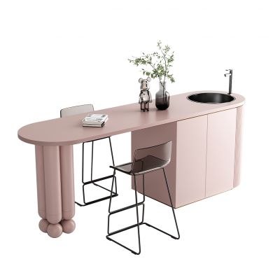 岛台吧台椅组合