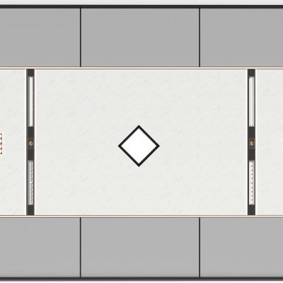 现代蜂窝大板吊顶