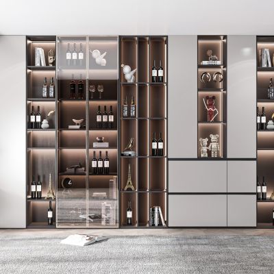 现代酒柜
