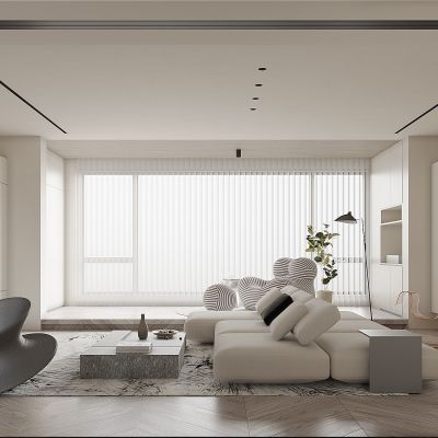 现代客餐厅，沙发茶几组，餐桌椅组合，鞋柜