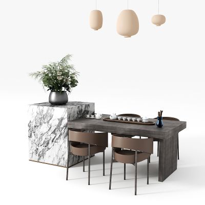 现代茶桌椅组合