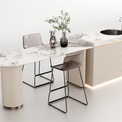 现代岛台吧台椅