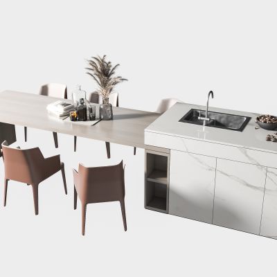 现代吧台餐桌椅