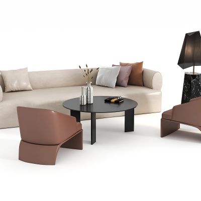 洽谈沙发茶几组合2