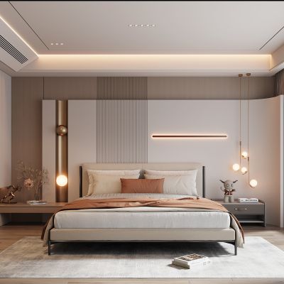 现代主卧风格