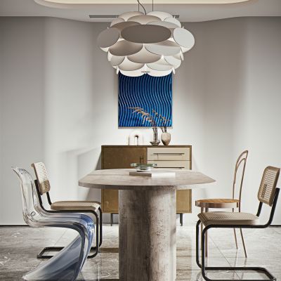 原木餐桌，诧寂风餐桌椅