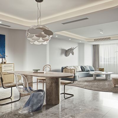 原木餐桌，诧寂风餐桌椅