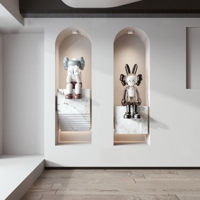 现代饰品摆件 kaws公仔摆件 雕塑摆件