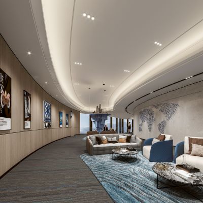 现代私人银行休闲区