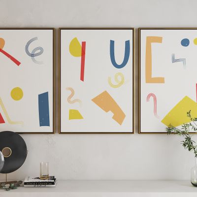 现代几何主义挂画