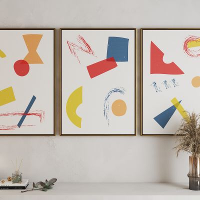 现代几何主义挂画
