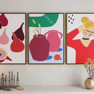 现代活力卡通海报挂画