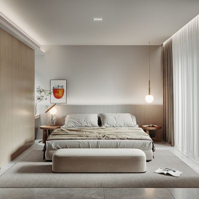 现代卧室