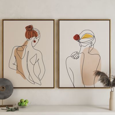 现代女性艺术挂画