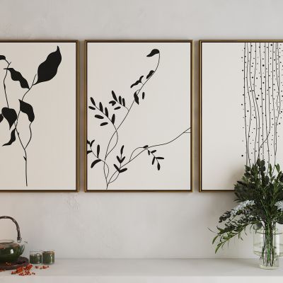 现代植物艺术挂画