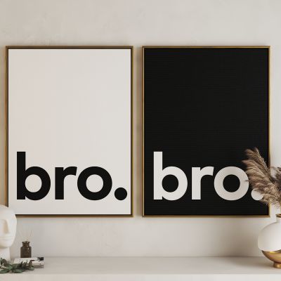 现代英文书法字挂画