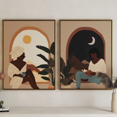 现代女性艺术挂画